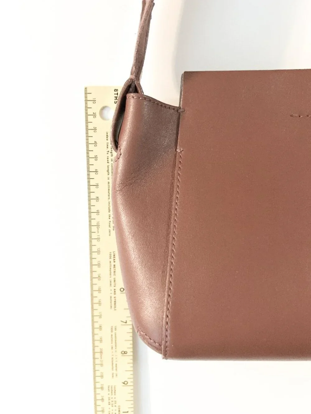 Everlane The Form Mini Bag Crossbody Cognac Brown